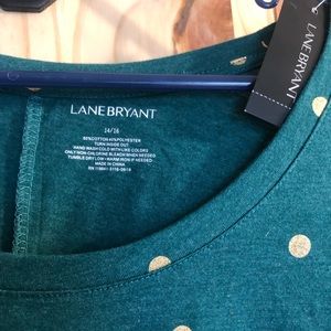 Lane Bryant long sleeve shirt with tags.